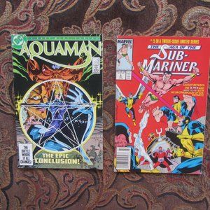 Aquaman Submariner comic books